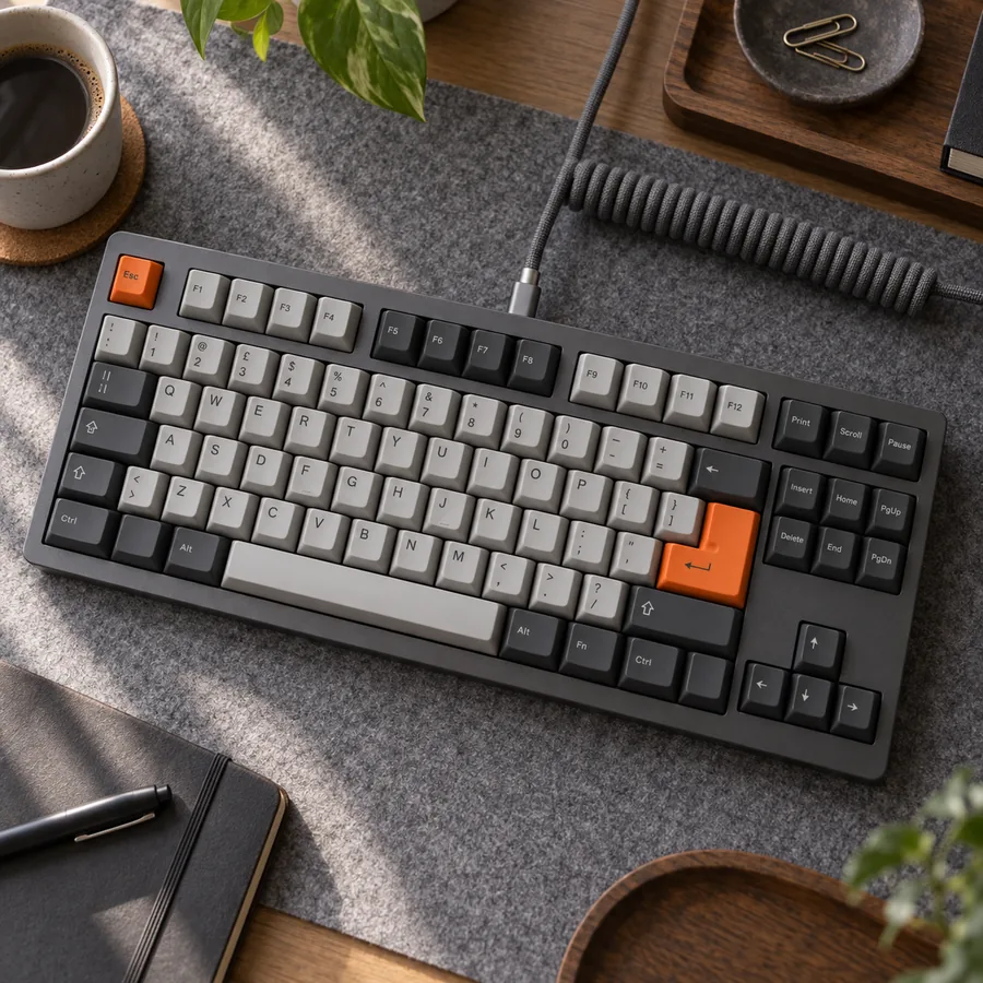 Keychron K8 Pro – Tastiera meccanica TKL wireless, layout ITA